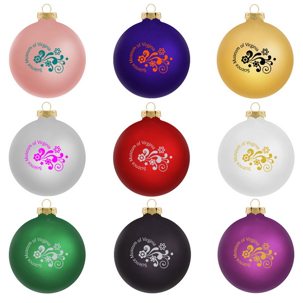 ZGB31402 Traditional GLASS Ornament With Custom imprint